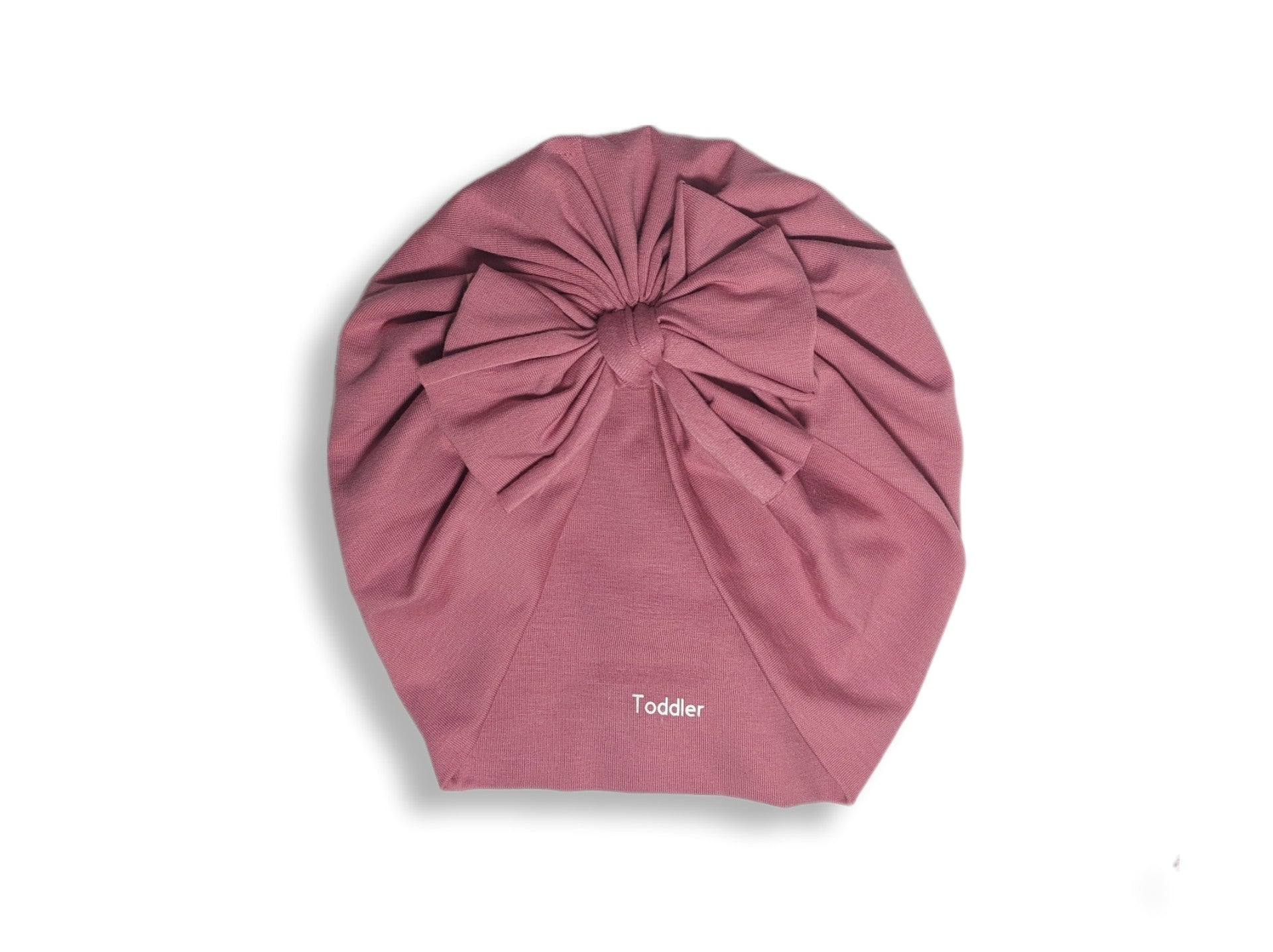 Turban Hat (Bow) - Dusky Pink