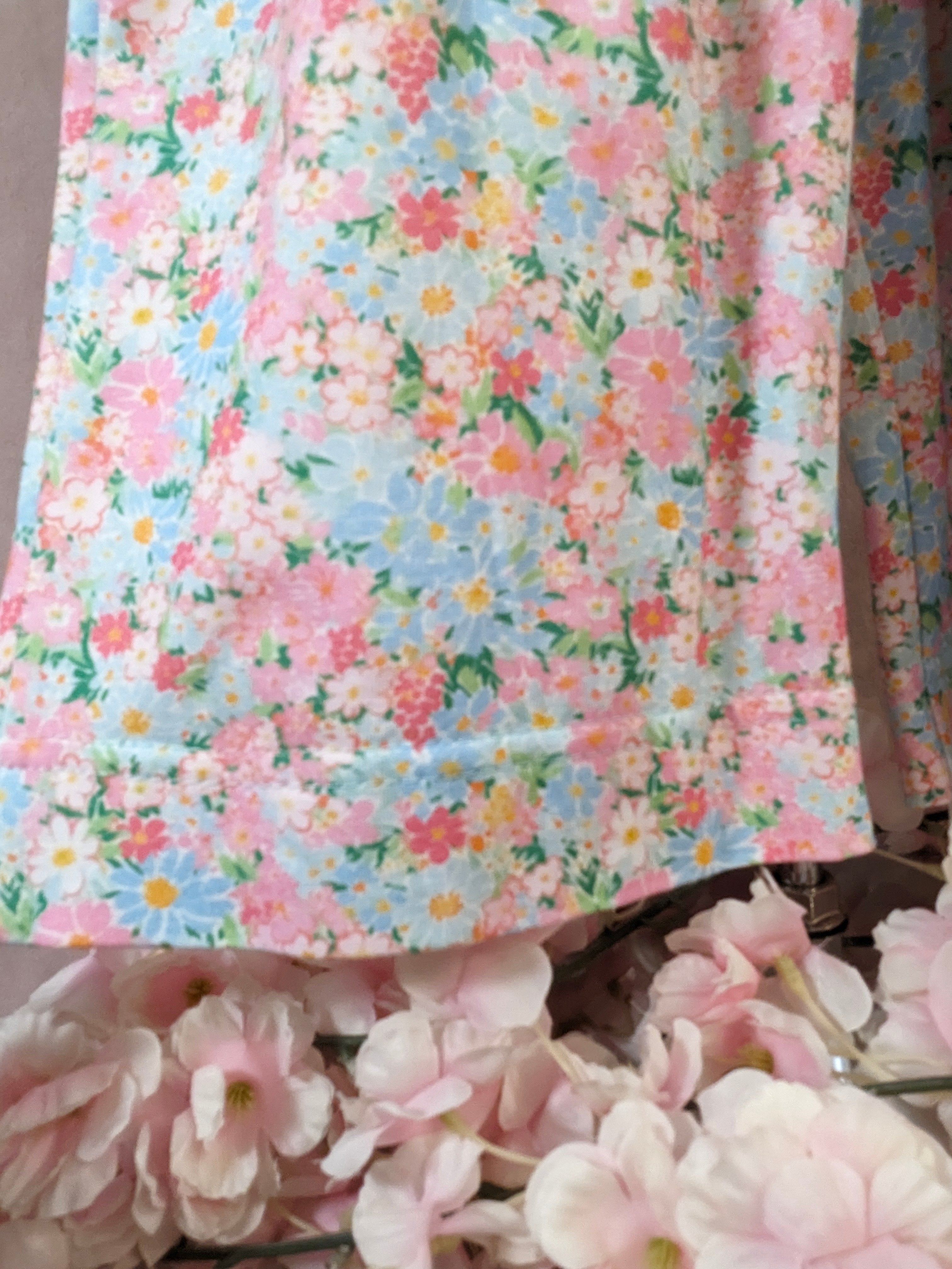 Jumpsuit (Aqua Floral)