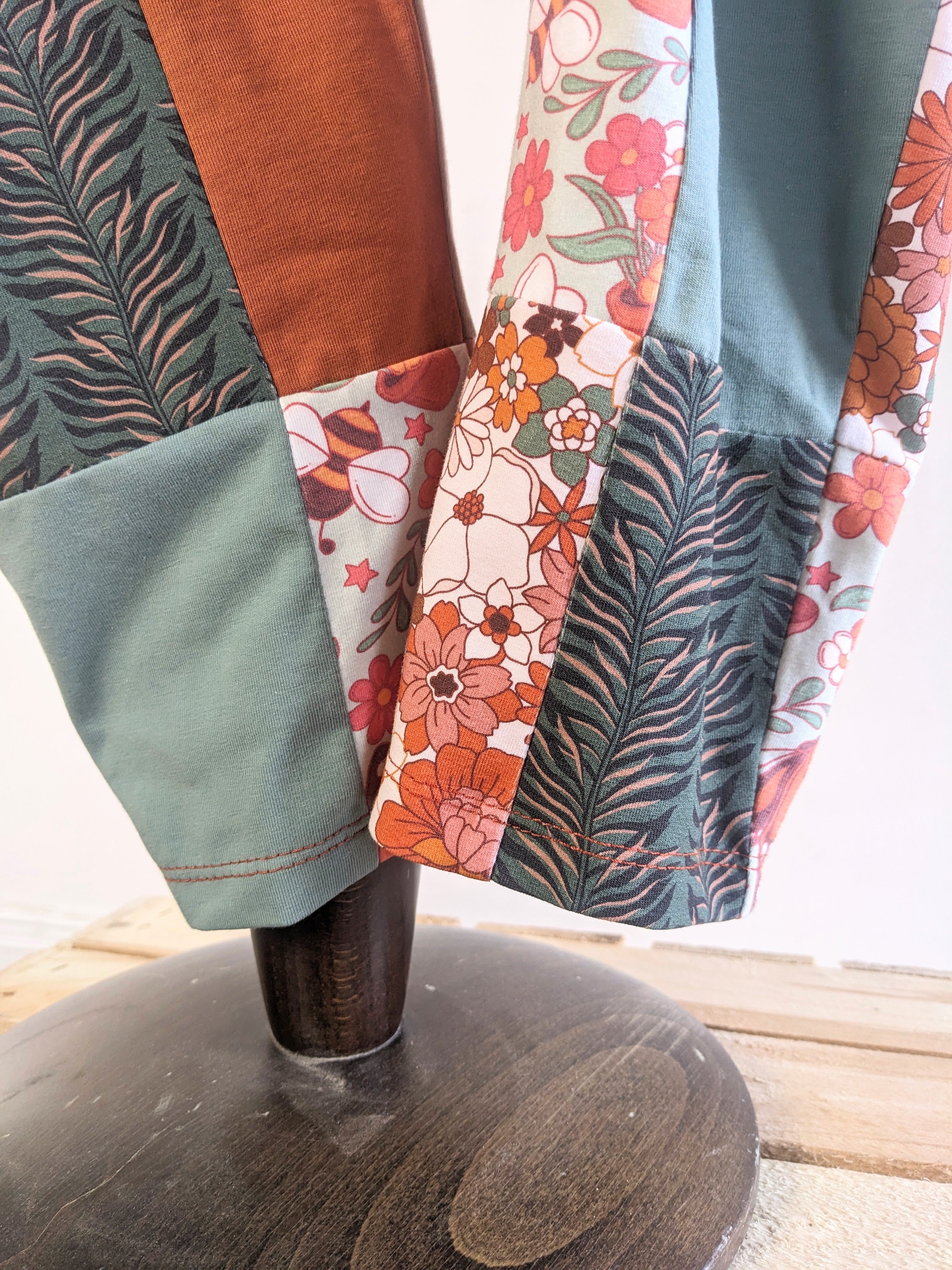 Patchwork Jumpsuit - Retro