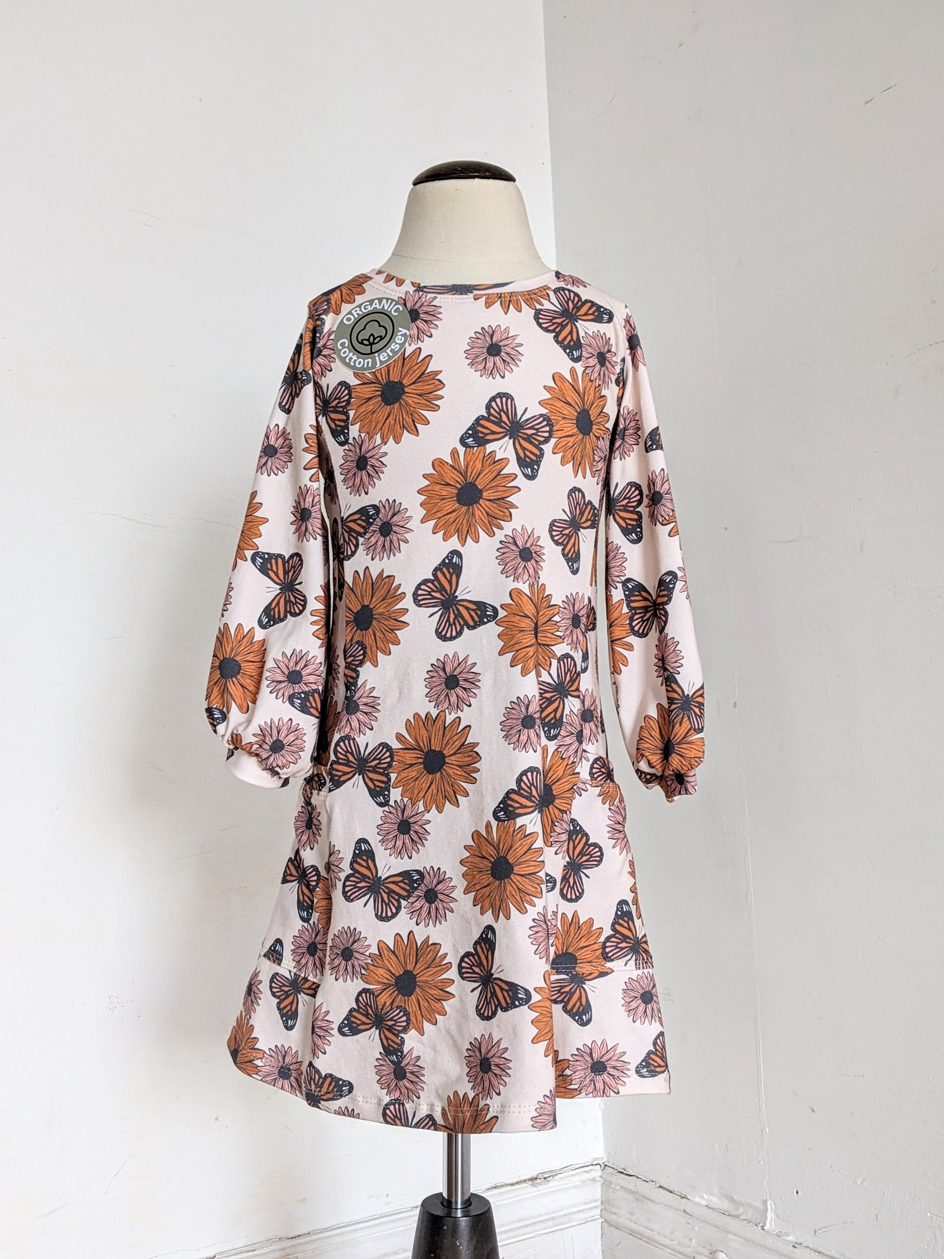 Tunic Set Bishop Sleeves - Autumn Monarch