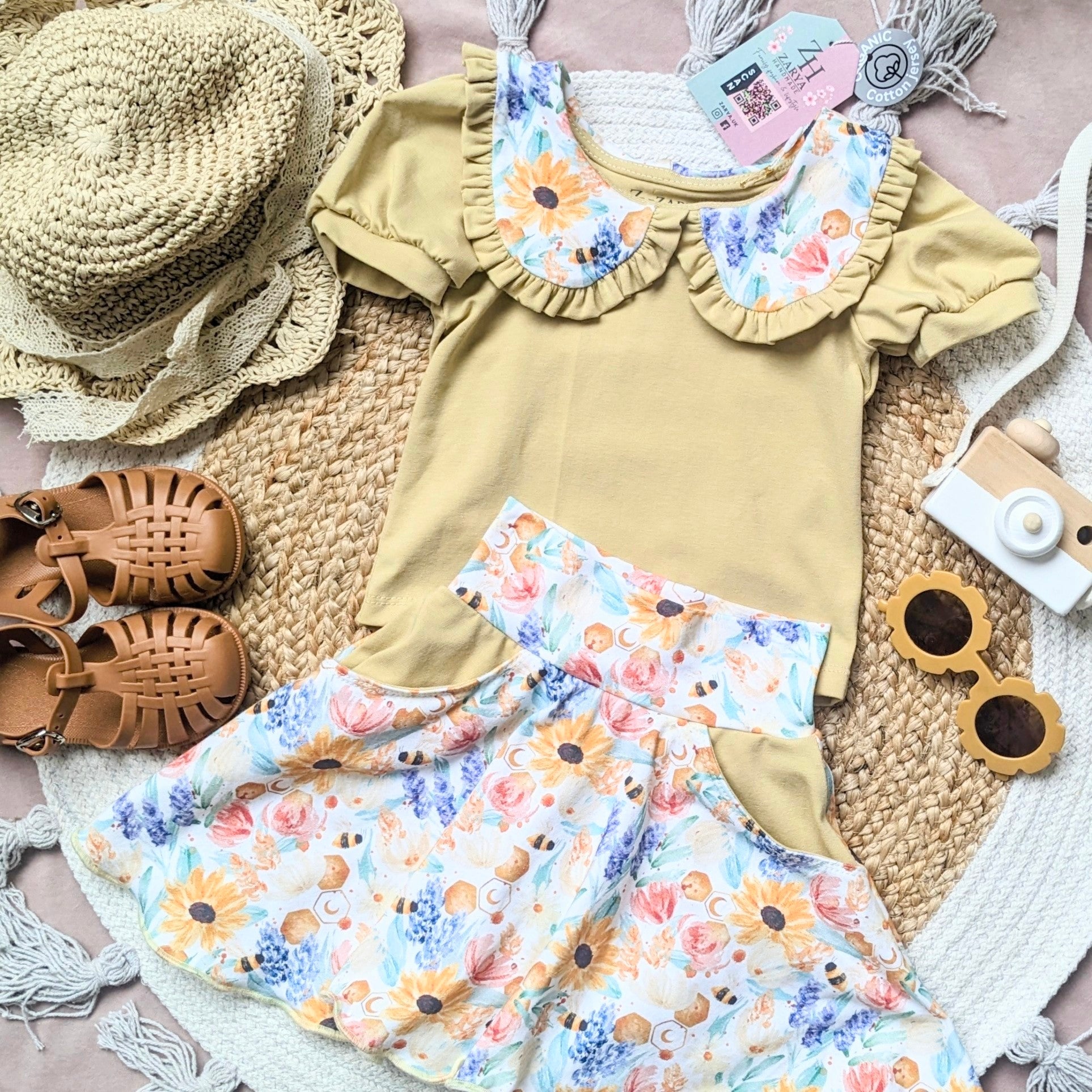 Twirly Skort Set - Summer Meadow