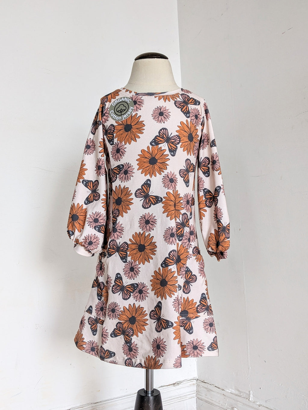 Tunic Set Bishop Sleeves - Autumn Monarch