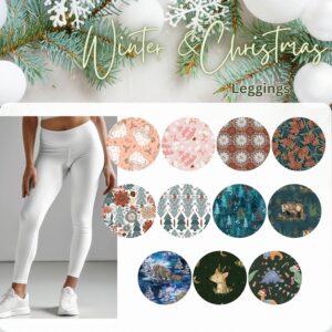 Womens Yoga Waist Leggings (Winter & Christmas Special)